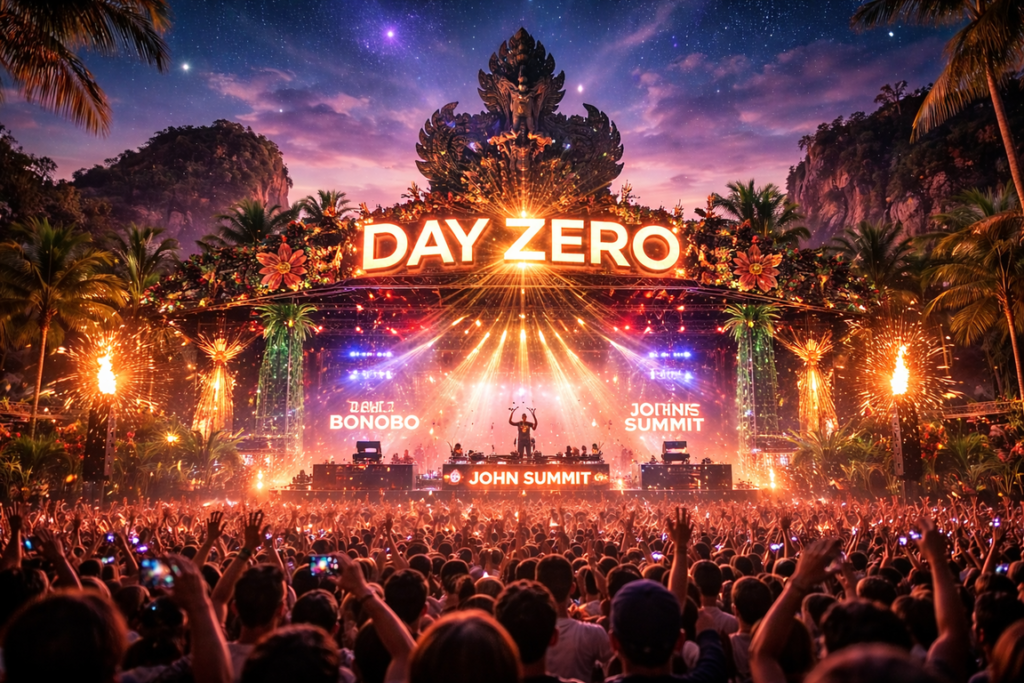 Day Zero Festival 2026 di Bali Sun-to-Sunrise Journey