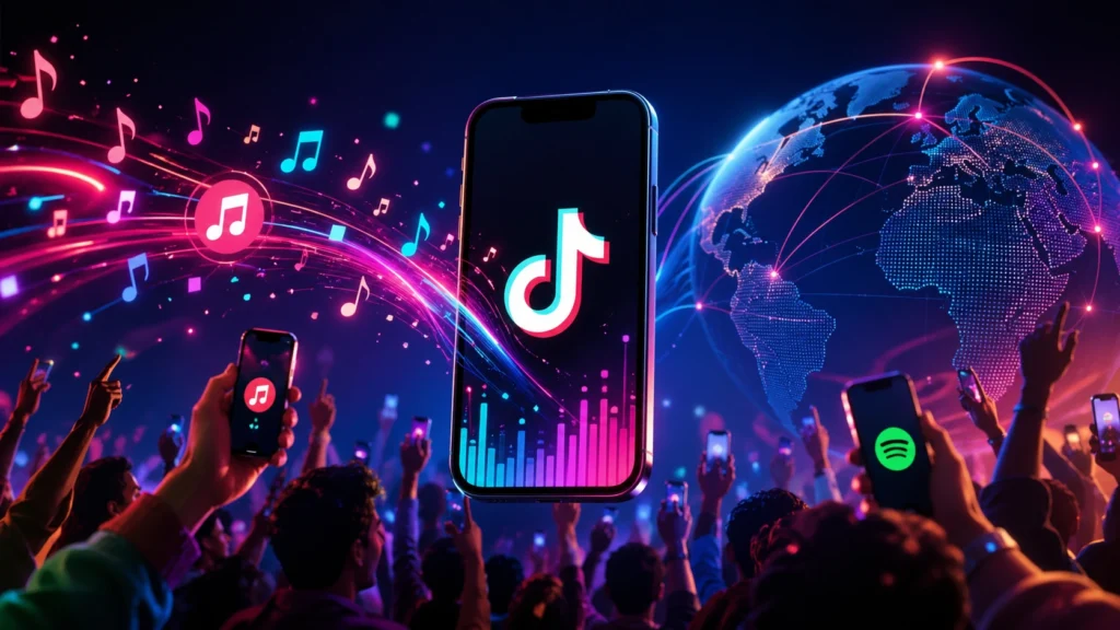 TikTok Dorong 6 Miliar Save Lagu Global 2026